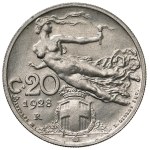 Savoy - Victor Emmanuel III (1900–1946) 20 Centesimi 192...