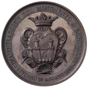 Medals - LIVORNO Giuseppe Garibaldi (1807–1882) Medal 18...