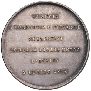Medaillen – VENEDIG Medaille von 1848: Annexion der Republik …