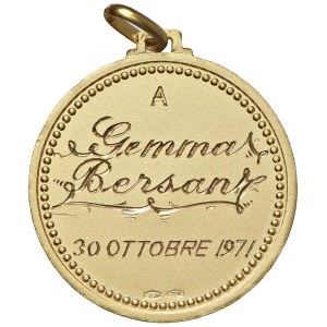 Medaillen – VERONA Medaille 1971 Treuepreis Carlo de Grand...