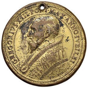 Medaillen – Gregor XIII. (1572–1585) Medaille von 1575 zum Jubiläum in…