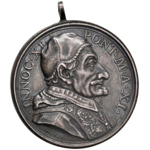 Medaillen – Innozenz XI. (1676–1689) Medaille, Jahr XI (1687) Li...