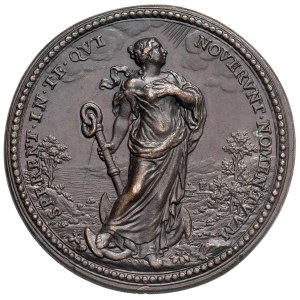 Medaillen – Innozenz XI. (1676–1689) Jahresmedaille, Jahr XII …