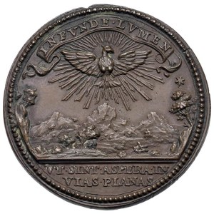 Medaillen – Clemens XI. (1700–1721) Außergewöhnliche Medaille An....