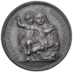 Medaillen – Clemens XI. (1700–1721) Jahresmedaille, Jahr XVII …
