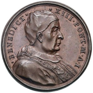 Medaillen – Benedikt XIII. (1724–1730) Jahresmedaille 1724 A...
