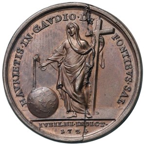 Medals - Benedetto XIII (1724-1730) Medaglia annuale 1724 A...
