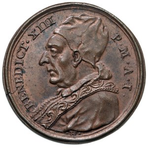 Medals - Benedetto XIII (1724-1730) Medaglia straordinaria ...
