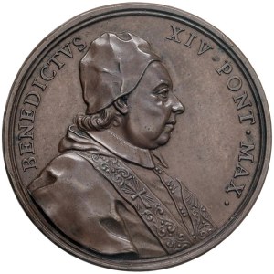 Medals - Benedict XIV (1740–1758) 1740 Medal Commemorating...
