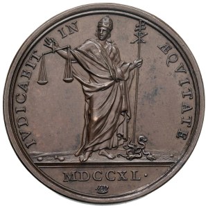 Medals - Benedict XIV (1740–1758) 1740 Medal Commemorating...