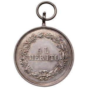 Medals - Umberto I (1878–1900) Medal, undated (1890), for mer...