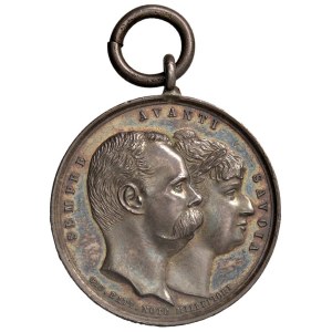 Medals - Umberto I (1878-1900) Medaglia 1893 per le nozze d...