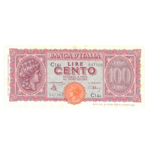 Banknotes - Vittorio Emanuele III Lieutenant Governor (1900–1946) Big...