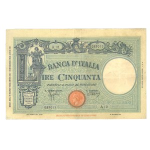Banknotes - Vittorio Emanuele III (1900–1946) Banknote...