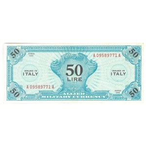 Banknoty – Waluta wojskowa państw sprzymierzonych (1943) Seria 1943 A, dwustronna...