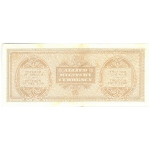 Banknoty – Waluta wojskowa państw sprzymierzonych (1943) Seria 1943 A, dwustronna...
