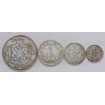 Lots - *ROMANIA Carlo I (1881–1914) Lot of 4 coins in ...