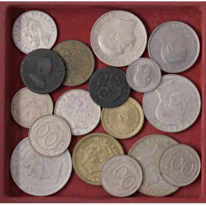 Lots - WORLD COINS Lotto da 17 monete in argento rame e l...