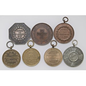 Lots - FOREIGN MEDALS Lot of 7 German medals, fra...