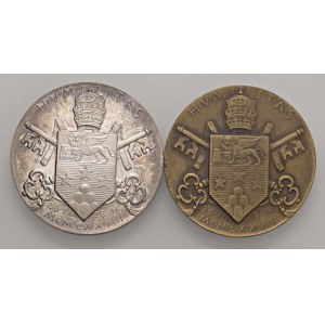 Lots – Johannes Paul I. (1978) Set aus 2 Silbermedaillen...