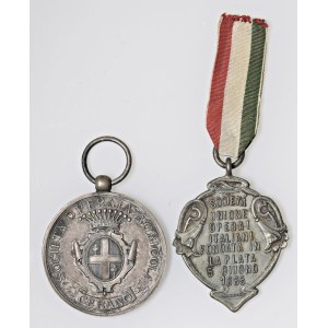 Lots - MEDAGLIE SOCIETÀ OPERAIA Lotto di 2 Medaglie MILAN...