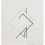 Henryk Stażewski (1894 Warszawa – 1988 tamże), Kompozycja geometryczna tryptyk, 1984 r.