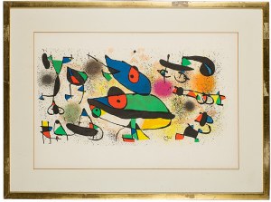 Joan Miro (1893 Barcelona - 1983 Palma de Mallorca), Kompozycja