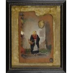 Karol WAWROSZ (1860-?), PALETA MALARSKA - MOTYW Z ŻYWCA