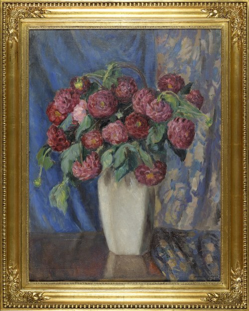 Stefan FILIPKIEWICZ (1879-1944), GEORGINIE W WAZONIE