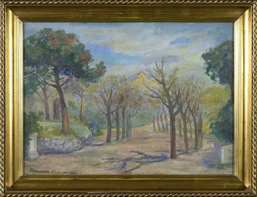 Zdzisław PRZEBINDOWSKI (1902-1986), PEJZAŻ Z FLORENCJI