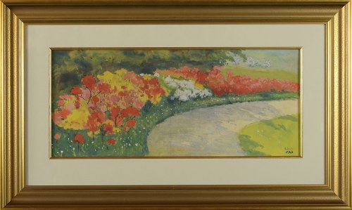 Soter JAXA-MAŁACHOWSKI (1867-1952), AZALIE W BOTANICZNYM OGRODZIE