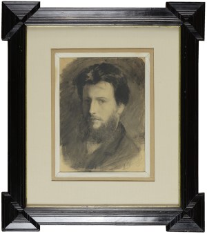 Henryk SIEMIRADZKI (1843-1902), PORTRET MŁODEGO MĘŻCZYZNY (AUTOPORTET?)