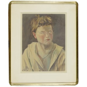 Julian FAŁAT (1853–1929), PORTRAIT OF A BOY
