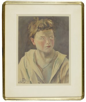 Julian FAŁAT (1853-1929), PORTRET CHŁOPCA
