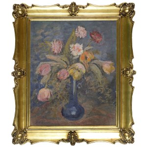 Zdzisław PRZEBINDOWSKI (1902-1986), DES FLEURS DANS UN VASE