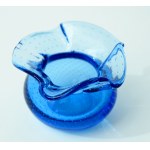 Glass Vase with a Frill - Czechoslovakia