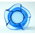 Glass Vase with a Frill - Czechoslovakia
