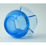 Glass Vase with a Frill - Czechoslovakia