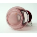 Small glass vase - purple - HS Tarnowiec.