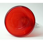 Glass vase with a snail - HS Tarnowiec - with a tag!