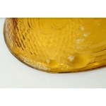 Chicken Glass Candy Dish - Large - Amber - HSG Ząbkowice