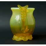 Glass mug - Krakow Glass Institute - damaged - starting at 1 zł!