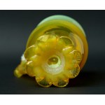 Glass mug - Krakow Glass Institute - damaged - starting at 1 zł!