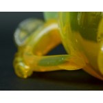 Glass mug - Krakow Glass Institute - damaged - starting at 1 zł!