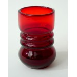Drinking Glass - HS Sudety - Lucyna Pijaczewska - Burgundy Red