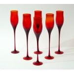 Set of 6 Lotos wine glasses - HS Sudety - Zbigniew Horbowy - 30 cm!