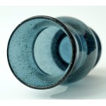 Glass vase - HS Sudety - Zbigniew Horbowy - antique glass - damaged - starting at 1 zł!