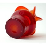 Little Donkey Glass Vase - HS Barbara - Czesław Zuber - Red-Orange