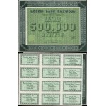 Poland, 1 share for 500,000 zlotys, 1988