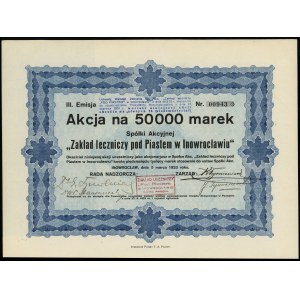 Poland, 50,000-mark note, March 5, 1923, Inowrocław